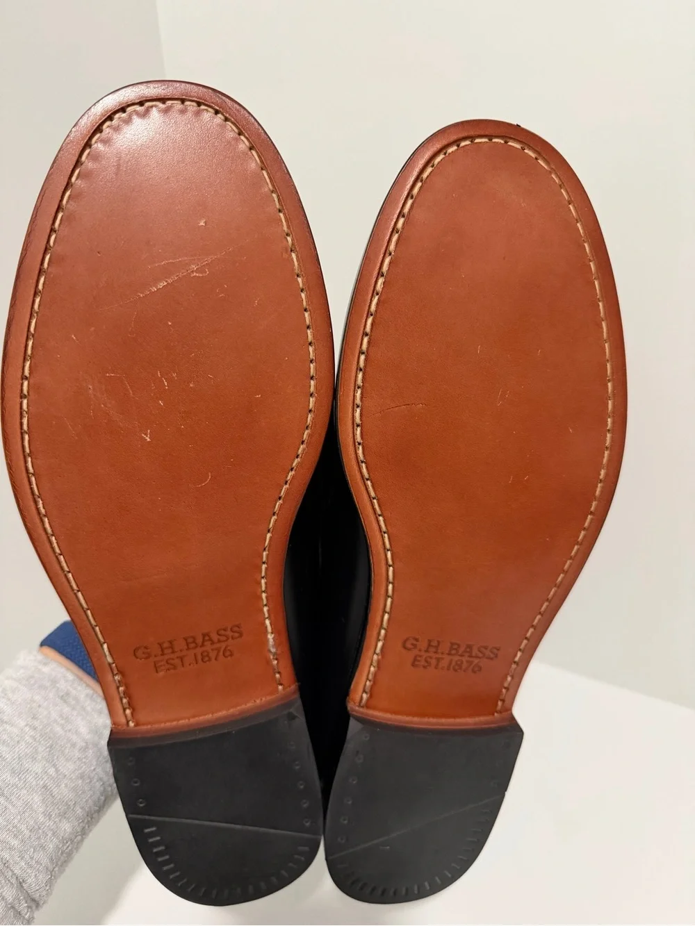 NEW Madewell G.H.BASS Weejuns® Penny Loafers in black leather size 12 NF669 $175